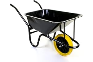 Marko Tools Wheelbarrow Garden Wheel Barrow Extra Large 150KG Puncture Proof Tyre 85L Cart