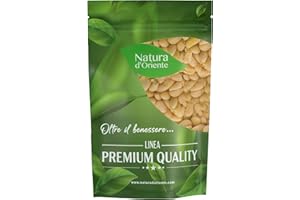 NATURA D'ORIENTE Pinoli Sgusciati Siberiani 500g – 100% Naturali, Crudi e Non Tostati – Ricchi di Omega 3, Vitamine e Minerali – Ideali per Pesto, Insalate e Snack Energetici