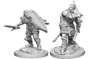 WIZKIDS Human Male Paladin: D&D Nolzur’s Marvelous Unpainted Miniatures