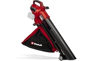 Einhell Power X-Change 36V Cordless Leaf Blower And Vacuum - High Power Suction and Blowing Functions, 45L Collection Sack - VENTURRO 36/240 Solo Rechargeable Garden Vacuum (Battery Not Included)