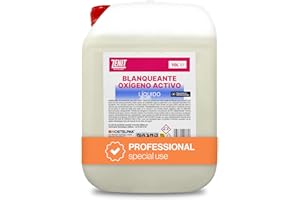 Hostelpak | 10 l | Oxígeno activo líquido Uso Profesional | Blanqueante de ropa | oxigeno activo limpieza | Peróxido de hidrógeno