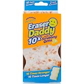 Scrub Daddy Eraser Daddy 10x, 2 Pack | Magic Sponge, Magic Eraser Double-Sided Wall Cleaner for Scrubbing, Multi-Purpose Clea