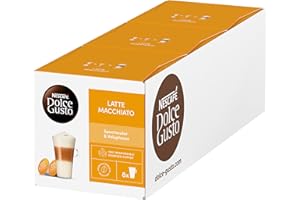 NESCAFÉ DOLCE GUSTO Latte Macchiato Coffee Pods Pack of 3 (Total 24 Servings)