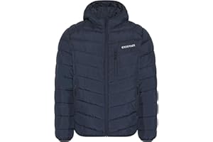 Chiemsee Steppjacke Herren I Regular Fit Herren Steppjacke Logo, Kapuze, Seiten- und Brusttasche I Vegane Herbstjacke Herren ohne Daunen, praktisch mit Zipper I 2 Farben, Größe S-3XL