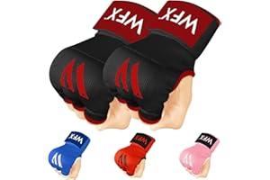 WFX Kids Junior Boxing Hand Wraps Inner Gloves Gel Padded Protection Gloves Pair Combat Sports for Young Fighters