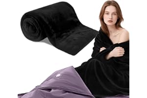 JZHLLA 70" x 30" Sauna Blanket Insert Towel, Reusable for Infrared Sauna Blankets, Quick-Dry Warm, Soft Absorbent Towel Cover for Home Spa, Gym, Pool and Portable Sauna Accessories