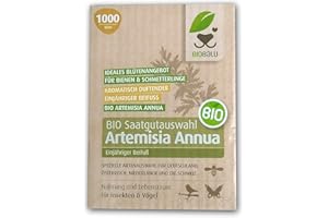 BIOBALU Artemisia Annua Saatgut in Bioqualität aus Demeter Anbau (1000 Korn)