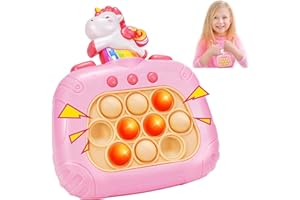 Adeokay Fidget Toys Einhorn Geschenke für Mädchen, Quick Push Anti Stress Spielzeug ab 5 6 7 8 9 10 Jahre Mädchen Spielen für Kinder Geburtstag Geschenk Mädchen 5-12 Jahre Geschenkideen