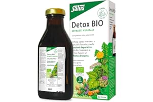 Salus Detox Bio - Integratore alimentare biologico con tripla azione Depurativa, Drenante e Antiossidante per favorire l'eliminazione delle tossine - 250ml