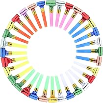 VEYLIN Feestblazers, 50 stuks feestklokkenblazers voor kinderen, verjaardagen, bruiloften, vieringen