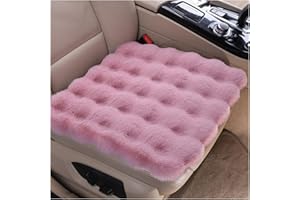 JNNJ Auto Warm Sitzkissen Abdeckung, Auto rutschfest Sitzauflagen Winter, Winter Weicher Komfortable Autositzkissen Warme Sitzauflage Verdickendes Für Autositz, Universal Auto Sitzauflagen(Rot)