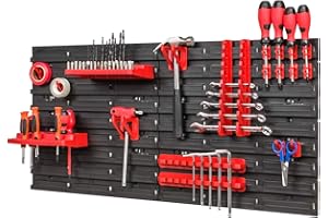 PAFEN Storage System 772 x 390 mm Stacking Boxes Wall Shelf Storage Boxes 20 Brackets