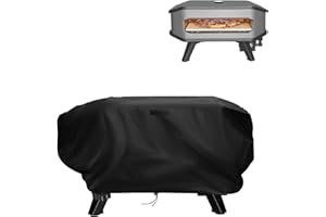 Fenghome Housse de four à pizza Cozze 90347 XXL 17" - Étanche à la poussière - Sac de transport - Tissu Oxford 500D - Sac de transport - Noir - 62 x 62 x 28 cm