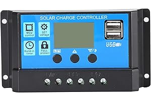 ENERGIASOLARE100 RISPARMIARE SENZA INQUINARE Regolatore di Carica 10A 12/24V con Crepuscolare per pannelli solari NVSolar