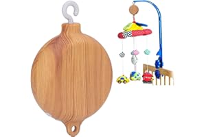 BigKing Berceau Rotatif pour bébé, Cloche Mobile Jouet ABS Portable pour bébé 35 chansons boîte à Musique Cadeau d'anniversaire