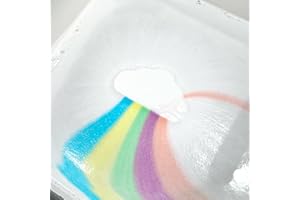 French Tendance - Bombe de Bain Moussant - Nuage Effet Arc en Ciel - Relaxant - Aromatherapie - Cadeau Femme et Enfant - Senteur Coco - 50 gr