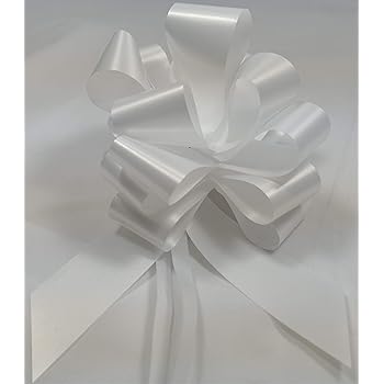 50 Coccarde Bianche Autoadesive 5 Cm Per Matrimoni E Decorazione Auto - Foto 5