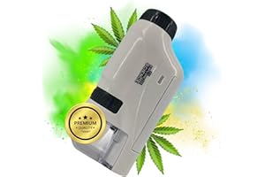 TronicXL Microscope de poche Grow 60x - 120x - Pour trichomes - Accessoire de récolte - Appareil de mesure des parasites et champignons