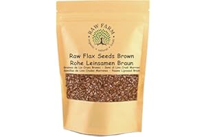 ‎RAW FARM ORGANIC NATURAL FRESH 1kg braune Leinsamen, glutenfrei, sojafrei, ganze Samen - Raw Farm