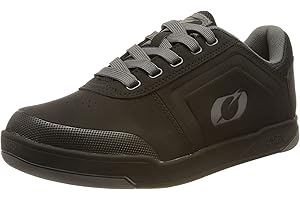 O'Neal - Pinned Flat Pedal Shoe, Scarpe Pinned Flat V.22 per Adulti/Unisex, Nero/Grigio, 40 Unisex - Adulto