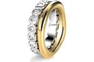 BREIL - Anillo ROLLING DIAMONDS para mujer