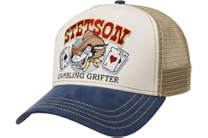 Stetson Grew Up Trucker Cap - Truckercap Herren - Meshcap größenverstellbar - Basecap mit Mesh-Einsatz - Baseballcap Frühjahr/Sommer - Schirmmütze