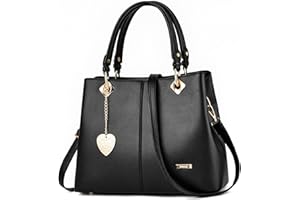 DORRISO Moda Borsa Donna Borsa a Mano Grande Borsa a Tracolla Casual Viaggio Borsa Messenger Ornamenti di Moda Regolabile Tracolla PU Pelle Tote Borse Donna Borsa Tracolla