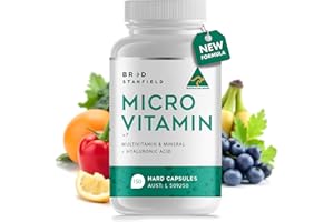 Dr Brad Stanfield Daily Low Dose MultiVitamin & Mineral for Men & Women to Support Cognitive Performance & Memory + Hyaluronic Acid for Skin Health + TMG for Exercise (150 Count)