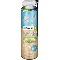 Insecticide Puissant Anti Punaises De Lit Protecta - Aérosol 500ml Au Pyrèthre, Traitement Jusqu'à 10m², Effet Choc Et Rémanent