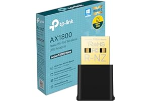 TP-Link Archer TX20U Nano Adattatore USB Scheda di Rete, Wi-Fi 6 AX1800 Mbps, Dual Band, OFDMA, MU-MIMO, WPA3, Nano Size, Compatibile con Windows 11/10