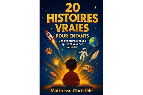 20 Histoires vraies pour enfants: Des aventures réelles qui font rêver et réfléchir