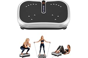 DOXTREME Vibration Plate Exercise Machine, 120 Levels Vibration Platform for Weight Loss & Lymphatic Drainage, Full Body Workout Machine with Remote Control for Home Gym, Easy Storage