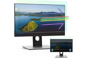 Protescreen - Filtro de pantalla con luz azul de 27 pulgadas, protección extraíble, revestimiento antireflejo, protector de pantalla para PC y monitor de 27 pulgadas, 16:9