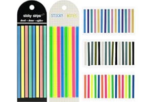 Bekecidi Lot de 1220 Onglets d'index Collants, Autocollants d'index Transparents, Onglets de Carnet de Notes Inscriptibles et Collables pour lire, prendre des Notes, Classer