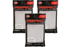 KMC Lot de 100 pochettes souples de taille parfaite pour cartes - 300 pochettes au total