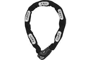 ABUS Antivol à chaîne Granit CityChain XPlus 1060 - antivol vélo en Acier trempé - Niveau de sécurité 15