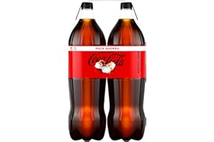 Coca-Cola Zero Azúcar, Refresco de Cola sin Azúcar, sin Calorías - Pack 2 Botellas 2L