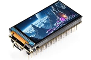 WONRABAI ESP32-C6 1.9inch LCD Display Development Board, 170 x 320, 262K Color, 160MHz Running Frequency RISC-V Single-Core Processor,WiFi 6 & Bluetooth, Supports 90° Hardware Rotation