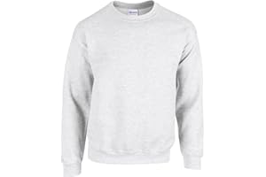 TICTEX Sweat Homme sans Capuche - Sweat-Shirt Col Rond en Coton Confortable - Idéal pour Le Quotidien et Le Travail - Disponible en Tailles S à 5XL