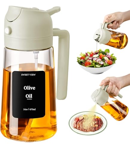 BOTTIGLIA SPRAY OLIO 180 ml spruzzatore olio d'oliva friggitrice ad aria dispenser Mister cucina