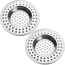 Filtro Lavello Acciaio Inox - 2 Pezzi | Diametro Esterno 7.5 Cm | Anti-Ostruzione E Anti-Odore | Per Cucina - Foto 2