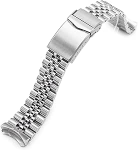 MiLTAT 22 mm Super-Louis Louis Jub Metal Watch Strap Compatible with Seiko  5 5kx srpd51 srpd71 srpe83 : Amazon.de: Fashion
