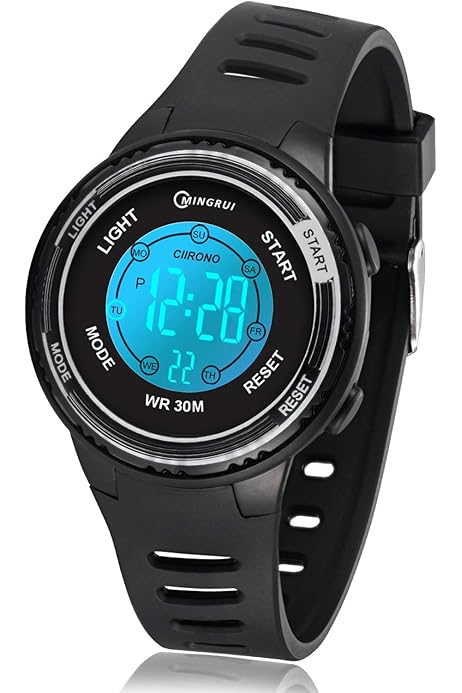 Juboos Digitaal Kinderhorloge LED Kleuren, Waterdicht