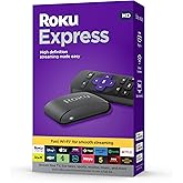Roku Express (New, 2023) HD Streaming Device with High-Speed HDMI Cable and Standard Remote (No TV Controls), Guided Setup an