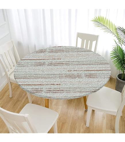 EHouseHome Tovaglia Rotonda 152 Cm Con Foro Ombrellone E Cerniera – Impermeabile Per Esterno/Interno, Tavolo Da Giardino, Primavera/Estate
