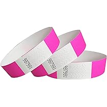 1200 Braccialetti Identificativi Harrycle | Impermeabili E Anti-Strappo | Per Eventi, Concerti, Parchi Acquatici | Giallo Neon - Foto 9