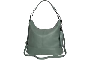 AMBRA MODA AmbraModa GLX09 - Borsa a tracolla da donna in vera pelle