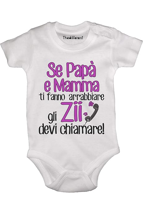 Body Neonato Divertenti Body Neonato Fashion La Zia È Stata Qui