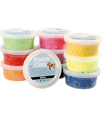 Foam Clay® Pasta Modellabile Metallo Argento 560g - Autoindurente Con Microperle, Ideale Per Modellismo E Rivestimenti - 2