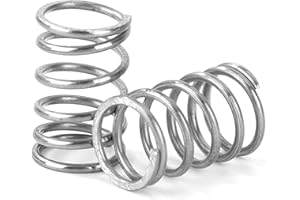 GUNGY Molle Compressione 15mm Molla in Acciaio Inossidabile 304 Diametro Filo 1mm Diametro Esterno 10mm Forza Molla 1,6kg 10 Pezzi